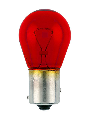 BULB BAYONET 12V 21W RED SCC OFFSET