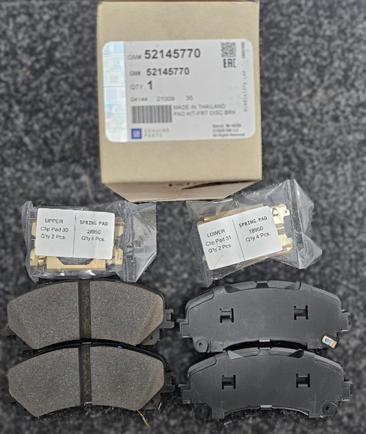 GM52145770 BRAKE PADS FR