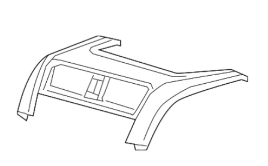 GM92268671 PANEL RADIO FASCIA