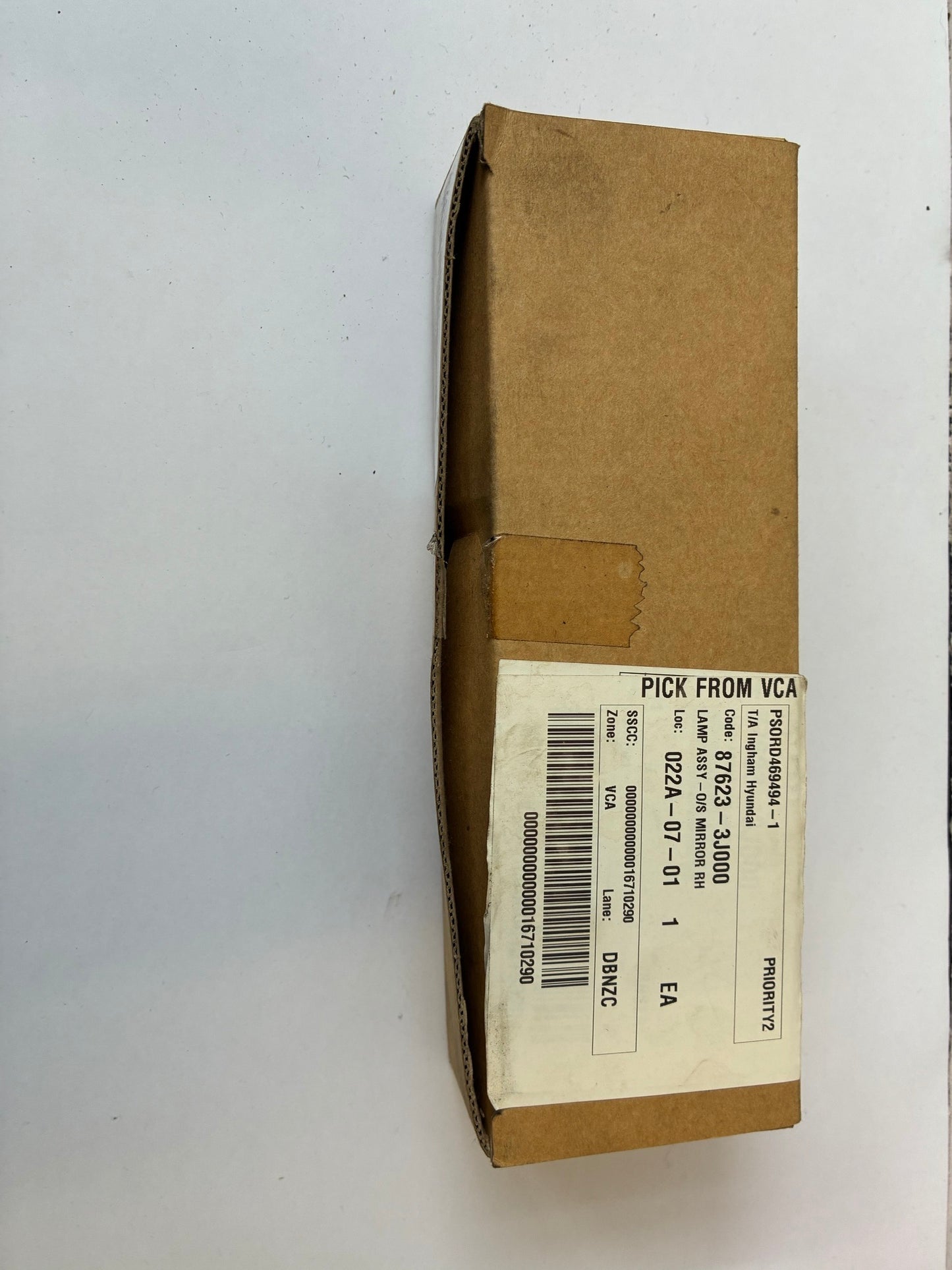 Hyundai Sante Fe RH Outside Mirror Signal Lamp Assy, 87623-3J000
