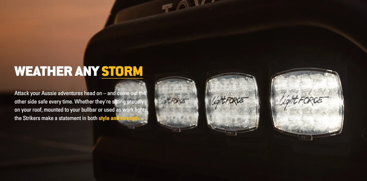 Striker Professional Edition LED Driving Light - Dual Pack