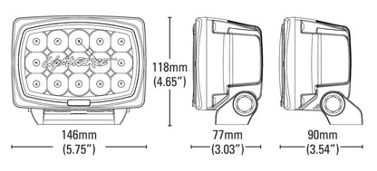 Striker Professional Edition LED Driving Light - Dual Pack